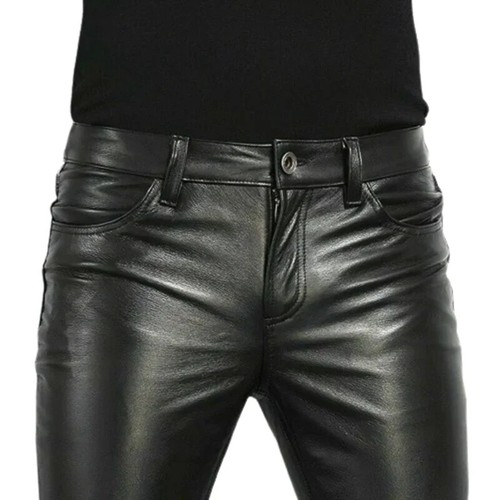 Pantaloni uomo ecopelle - pantaloni, pu