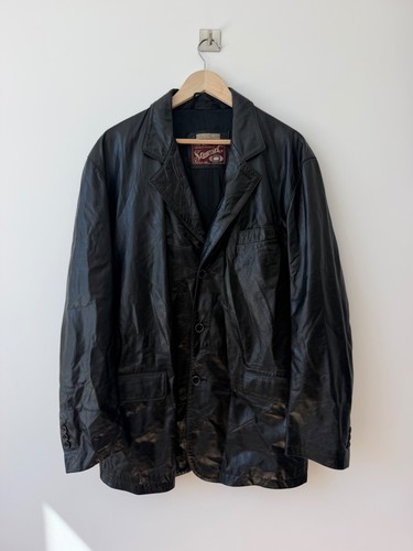 Stewart cappotto nero pelle - nero,