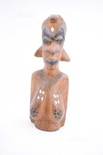 Mezzo Busto Donna In Legno
