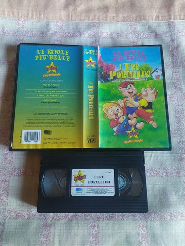 Tre porcellini vhs - porcellini,