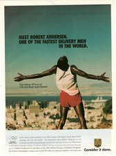 UPS United Parcel Service Corriere Pubblicità  originale 2001 ROBERT ANDERSEN