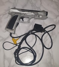 PS1 PS2 Logic 3 Modello Light GunCon Argento Pistola PLAYSTATION 2 sega saturn