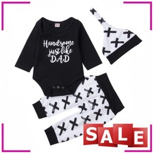 3 pezzi pagliaccetto neonato