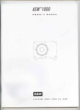 B & W - ASW TM 1000 -