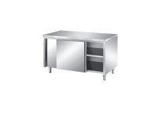 TAVOLO INOX ARMADIATO cm. 140