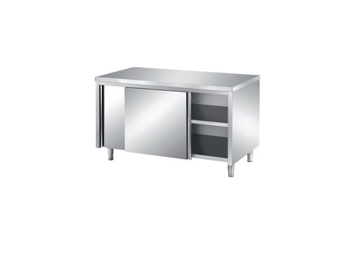 Tavolo inox armadiato - armadiato, cm.