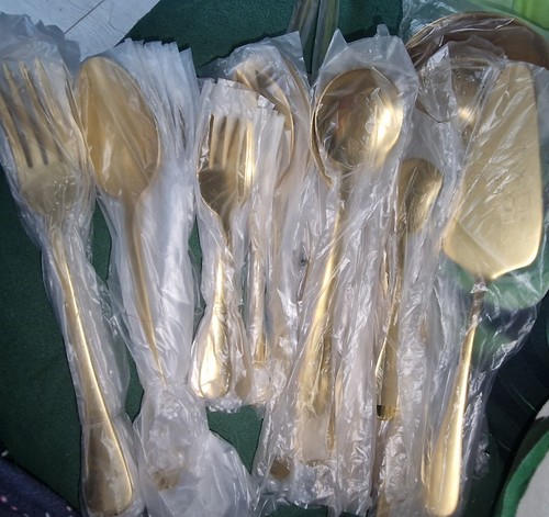 Splendido set posate dorate - splendido,