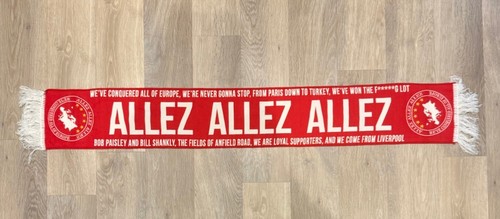 Sciarpa liverpool allez - sciarpa, fc