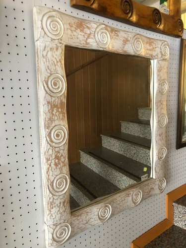 Specchiera cornice bianca - specchiera,