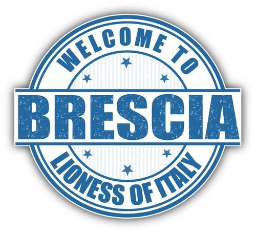 Adesivo auto brescia benvenuti - adesivo,