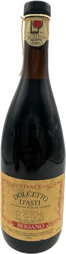 Vintage vino dolcetto asti - vino,