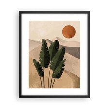 Poster 40x50cm Boho Foglie