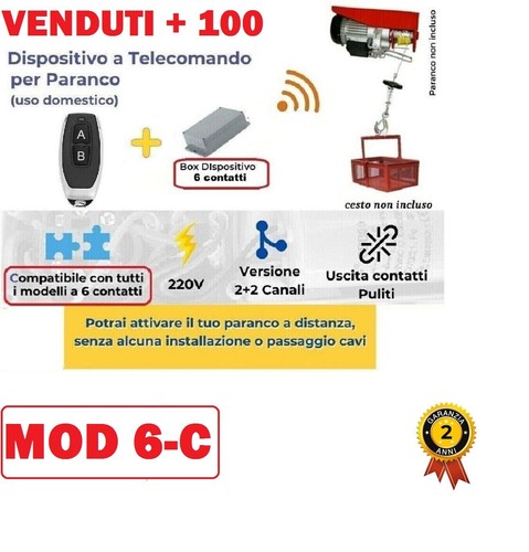 Radiocomando paranco elettrico - paranco,