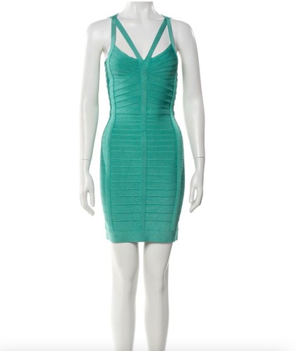 Herve leger mini - mini, scollo
