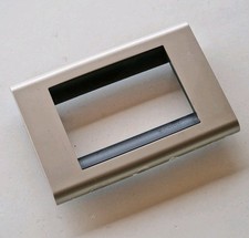 Bticino 4713TC placca Living Classic 3 moduli titanio chiaro