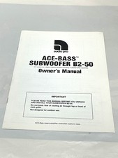 Audio Pro Ace-Bass Subwoofer