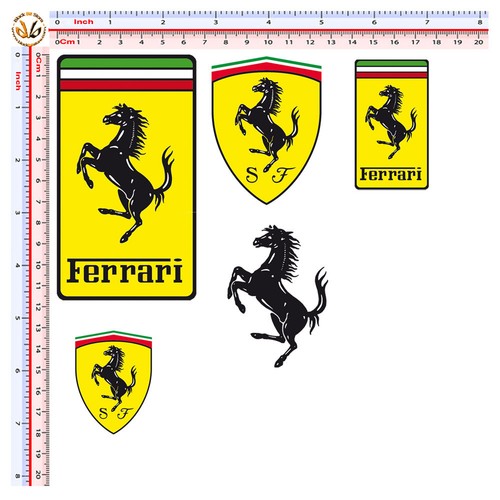 Adesivi replica ferrari
