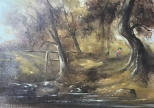 Olio su tela originale George