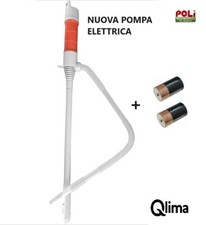 POMPA QLIMA TRAVASO A BATTERIA LIQUIDI ACQUA GASOLIO COMBUSTIBILE STUFA BENZINA