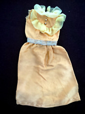 VINTAGE BARBIE ABITO OUTFIT  RASO E TULLE  # 3340  GOLDEN GLITTER ANNO 1972 RARO