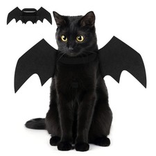 Crewell Halloween Costume halloween gatto per Animale Cane Gatto ali pipistrello