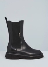 ⭐️Leather Boots MAX MARA?Stivaletti da Donna  Pelle Leather EU40,5 15