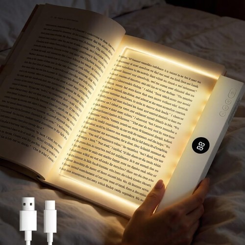 Flat book light - flat, luce