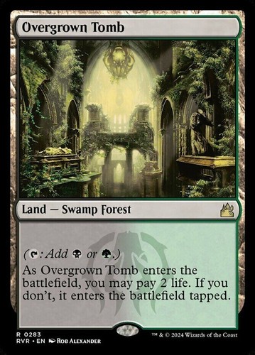 Overgrown tomb mtg ravnica - nm,