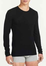 RAGNO 60159Q Maglietta Manica Lunga Uomo Lana e Seta NERO-BLU-VAPORE