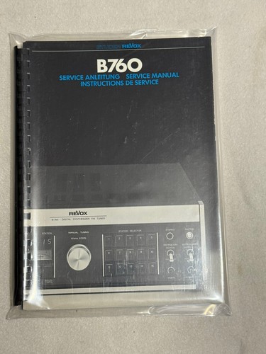 Revox b760 manuale - b760, di