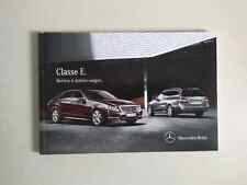 Depliant brochure Mercedes-Benz Classe E berlina e station wagon - 2012
