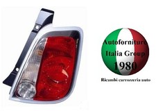 FANALE FANALINO STOP POSTERIORE DESTRO DX B/BIANCO PER FIAT 500 2007>2015