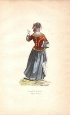 Stampa antica SORRENTO donna