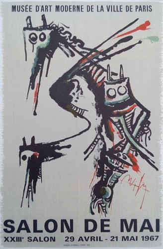 Wifredo lam affiche xxiiie - wifredo, lam,