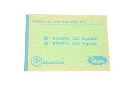 Vespa piaggio operation - vespa,