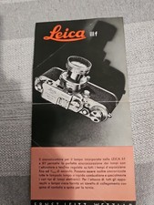 Foglio Pubblicitario Leica III F