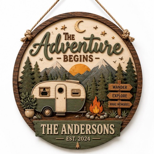 Personalized camping family - camping,