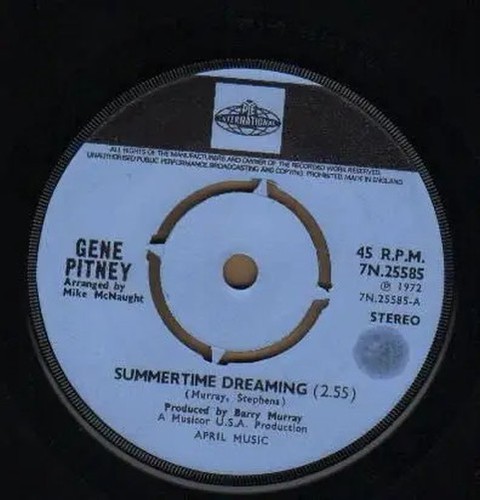 Gene pitney summertime - pitney,