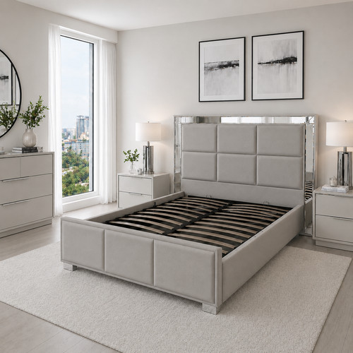 Letto matrimoniale contenitore - letto,