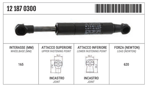 Ammortizzatore pistone gas - ammortizzatore,