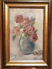 Splendido quadretto antico dipinto Olio Su Tavoletta 19x14 Cm del  Xx sec