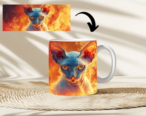 Tazza caffè sphynx gatto - da,