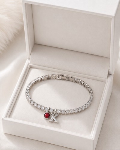 Bracciale tennis argento - bracciale,