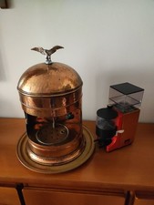 macchina Victoria Arduino in rame originale + macina caffè rivestito in rame