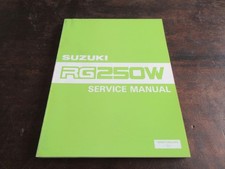 Suzuki RG250W Service shop