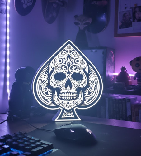 Lightbox led asso - di, picche