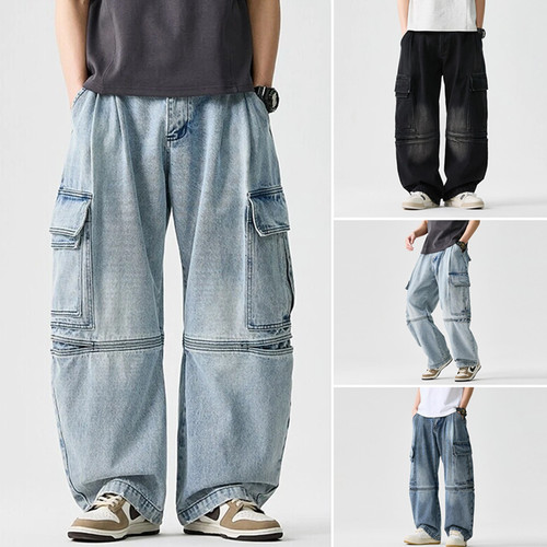 Jeans uomo pantaloni denim
