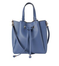 Borsa a tracolla H&M blu secchiello nuova con etichetta