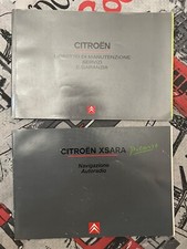 CITROEN XSARA libretti garanzia servizio assistenza manutenzione autoradio navi