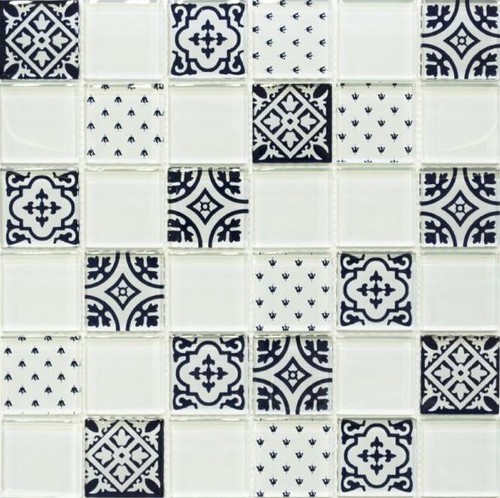 Mosaico sintetico bianco - mosaico,